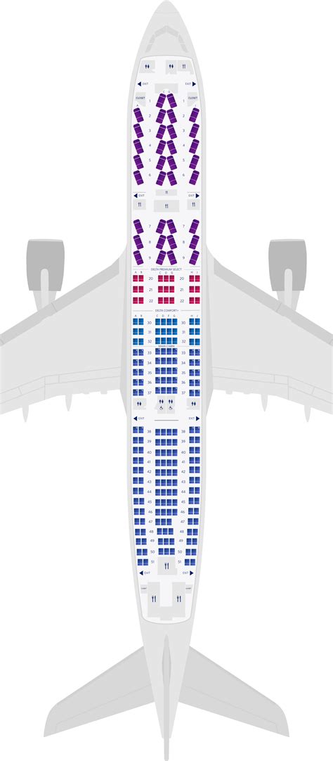 airbus a330-200 seat map